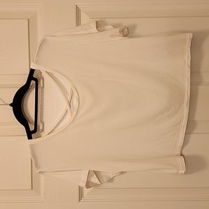 NWOT Soft & Sexy Cropped Open Back T Shirt Tee